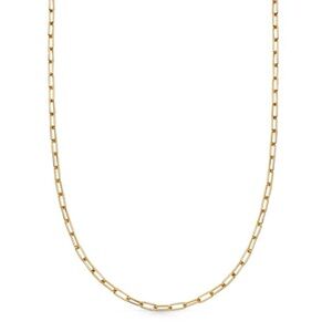 Astley Clarke Gold Vermeil paperclip necklace